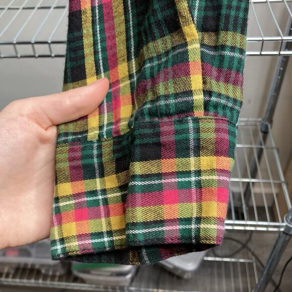 Savage‎ x Fenty Womens Two Piece Plaid Pajamas Set Size 1X Cropped Top Edgy Comf - Picture 11 of 16